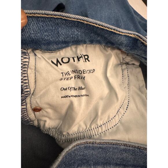 Brand new Mother the insider crop step fray out of the blue 27” - Picture 5 of 7